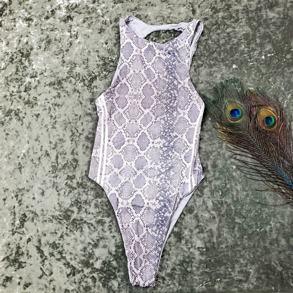 Frankie's Bikinis 'Coastline' One Piece Swimsuit in Python - Picture 2 of 9